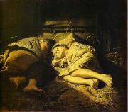 Sleeping children Vasily Perov